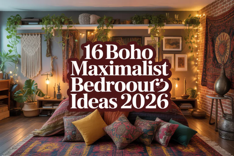 Boho Maximalist Bedroom Ideas