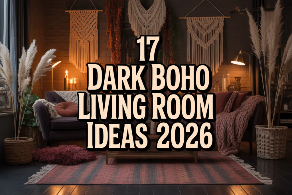 Dark Boho Living Room Ideas