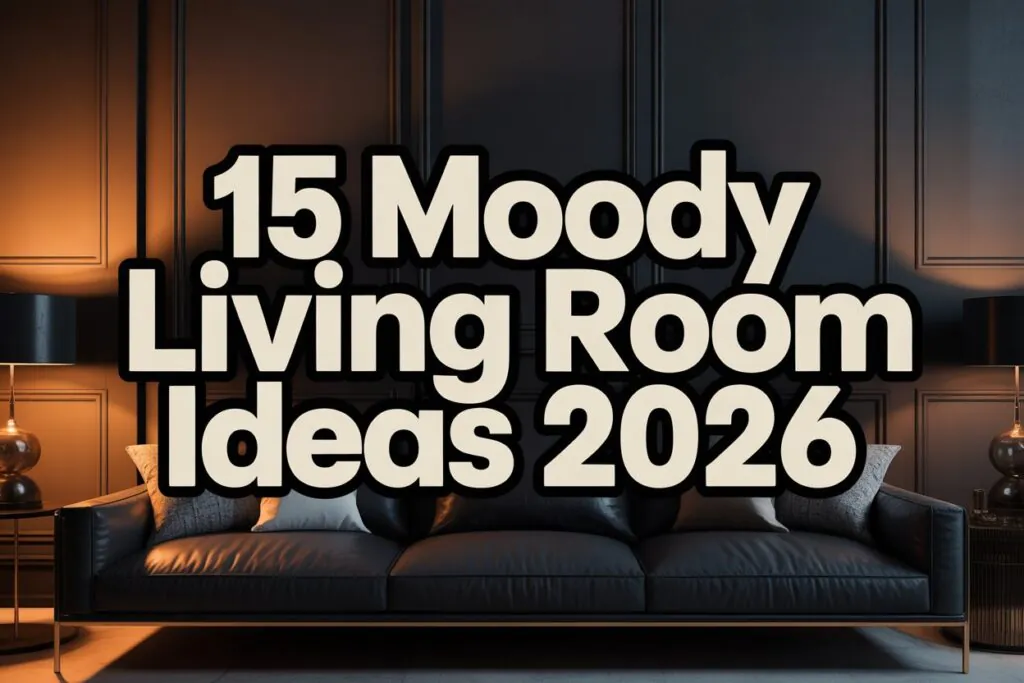 Moody Living Room Decor Ideas