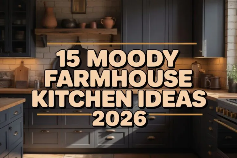 Moody Farmhouse Kitchen Ideas