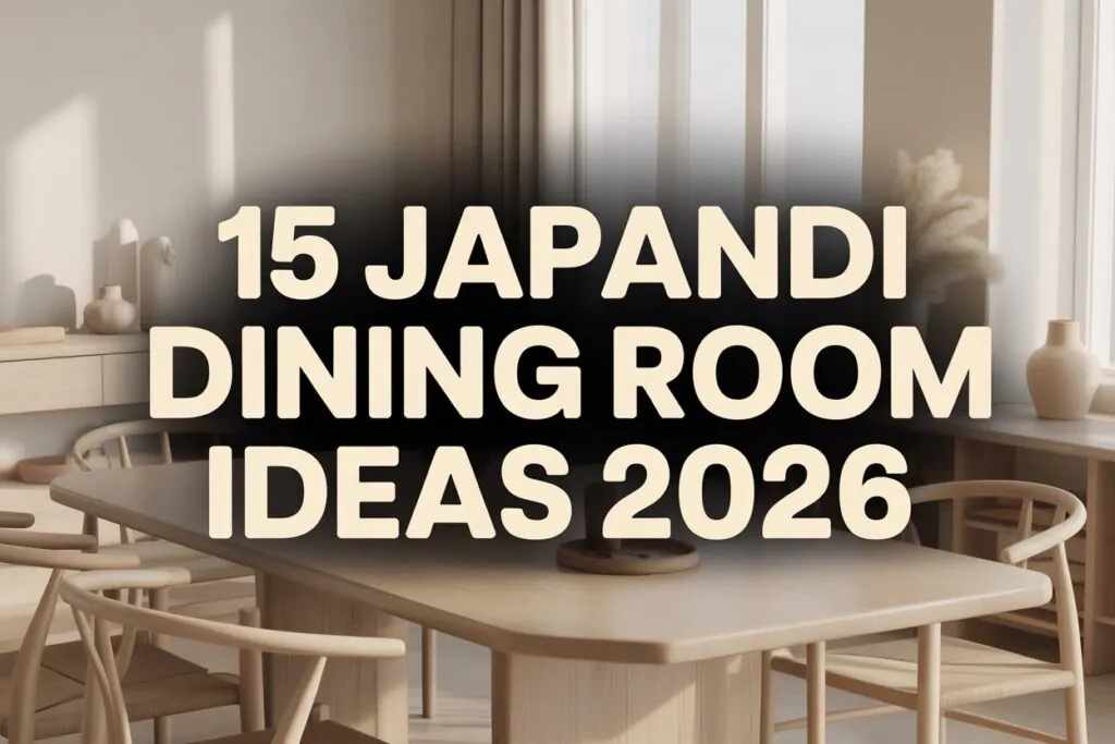 Japandi Dining Room Ideas