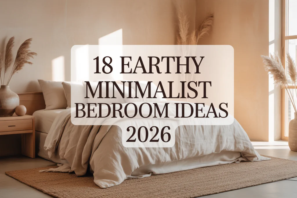 Earthy Minimalist Bedroom Ideas