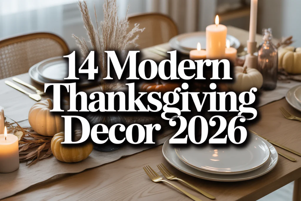 Modern Thanksgiving Decor