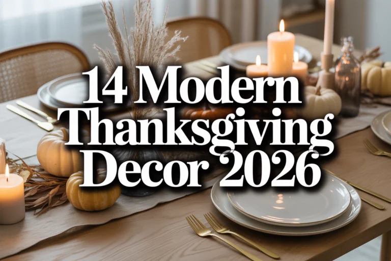 Modern Thanksgiving Decor