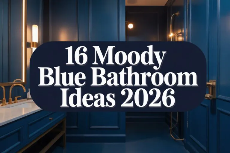 Moody Blue Bathroom Ideas