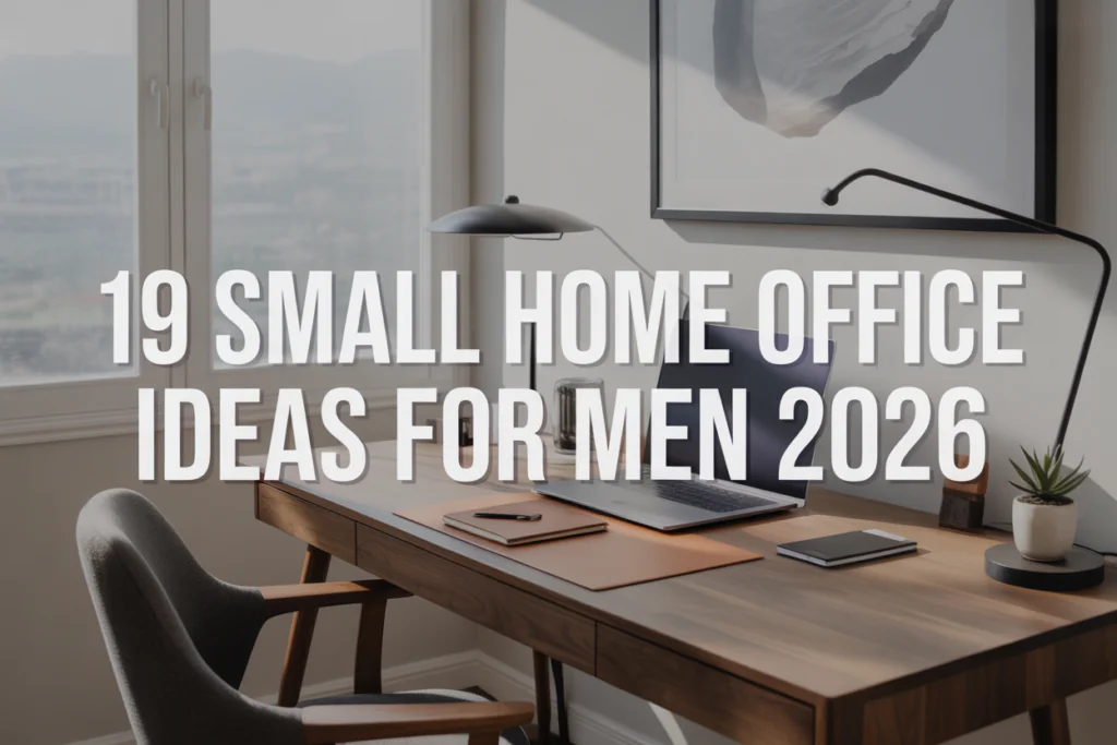 Small Home Office Ideas for Men