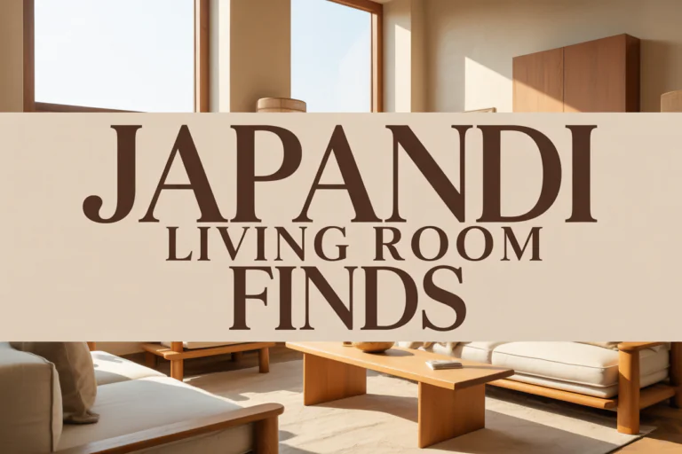 Japandi Living Room Finds