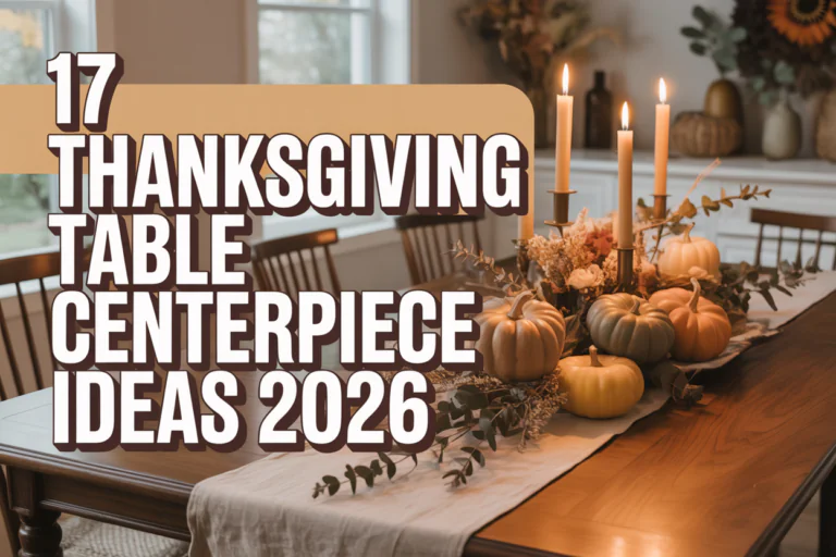 Thanksgiving Table Centerpiece Ideas