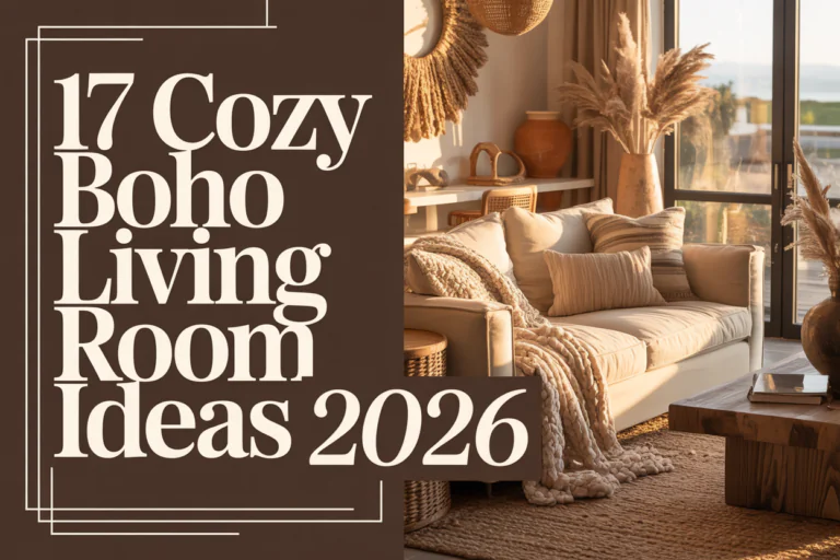 Cozy Boho Living Room Ideas