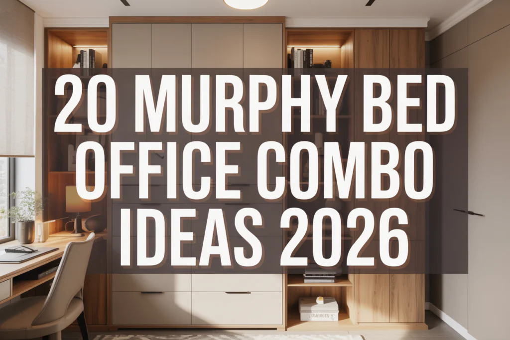 Murphy Bed Office Combo Ideas