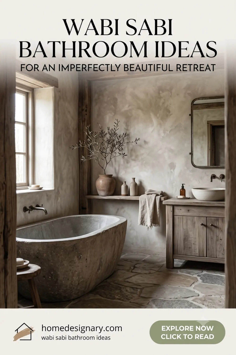 Wabi Sabi Bathroom Ideas