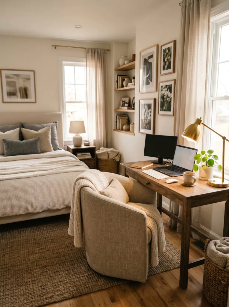 Guest Bedroom with Desk Ideas