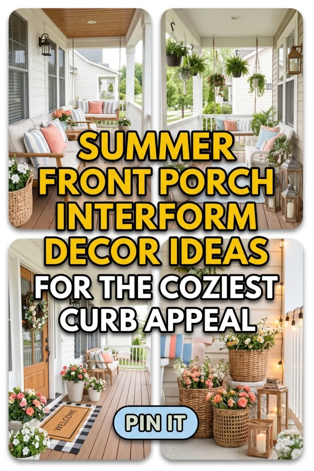 Summer Front Porch Décor Ideas