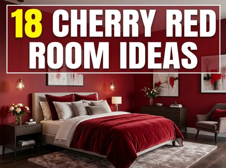 Cherry Red Room Ideas